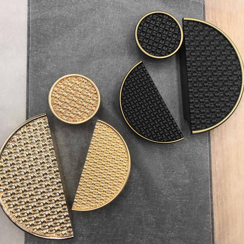New Chinese semi-circle shoe cabinet Handle Golden bedroom clothes overall cupboard door handle Drawers Bathroom handle to fit hardware
