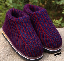 Winter handmade cotton shoes finished mens and womens pure hand-woven wool cotton shoes Home non-slip warm cotton shoes
