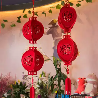 New Year decoration lantern Shopping mall exhibition hall event decoration pendant Spring Festival New Year living room decoration 347781-0385