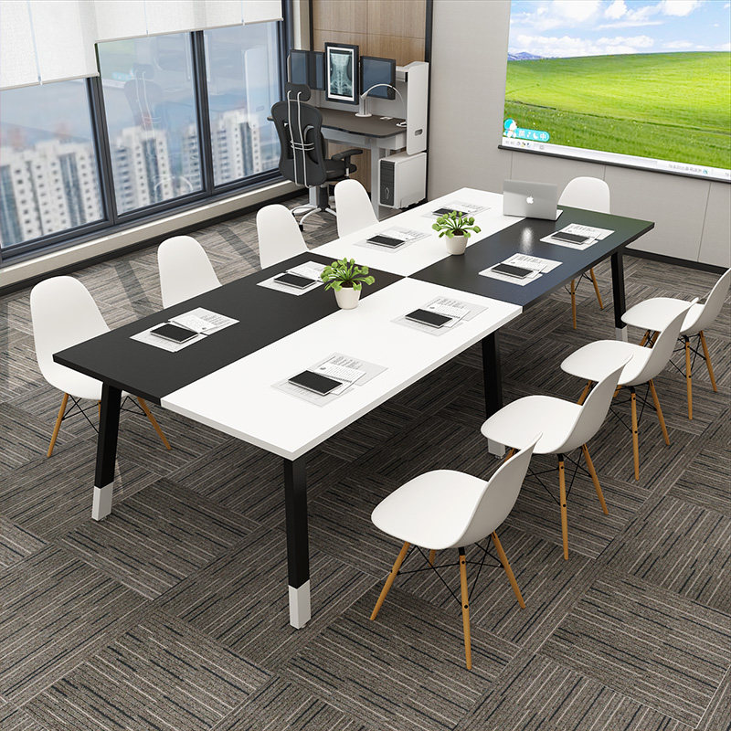 Conference table rectangular training table training negotiation table staff desk long table student training reading table desk