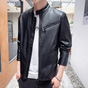 秋季新款机车皮衣夹克