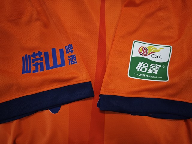 2025 Chinese Super League Qingdao Manatee Home Jersey Silva Sariclan Kerzer Cheer Wear Training Wear
