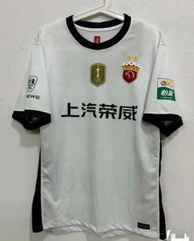 2025 Chinese Super League Shanghai Port Away Jersey Wu Lei Leonardo Kuai Jiwen Fan Support Training Uniform Player Version