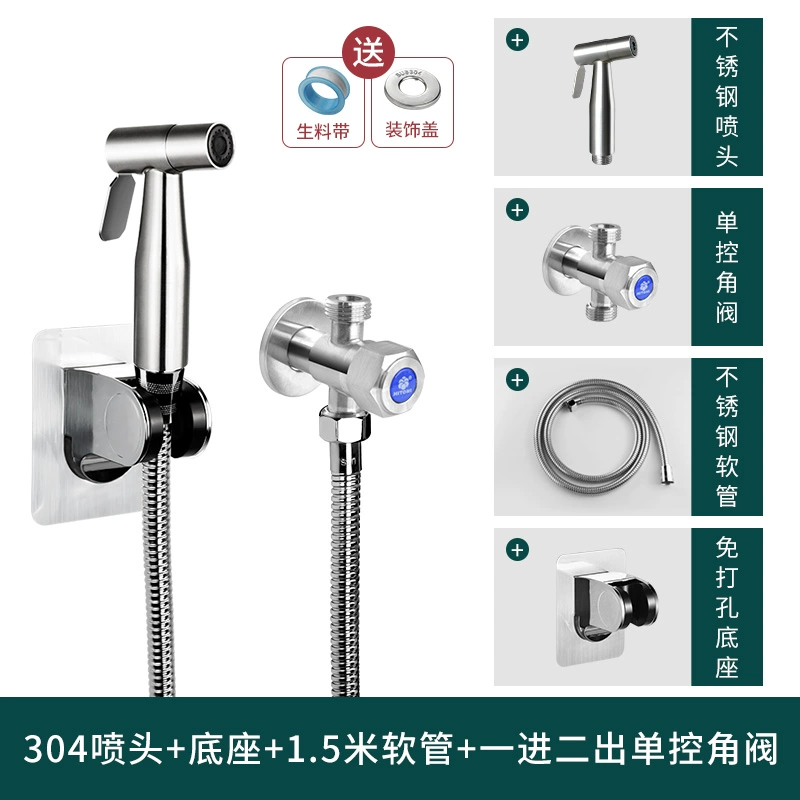 Áp Lực Cao Vệ Sinh Xịt Vòi Bidet Vòi Xịt Hộ Gia Đình Vệ Sinh Phòng Tắm Súng Nước Đồng Hành Xả Tăng Áp vòi xịt nhà vệ sinh vòi xịt kohler Vòi xịt vệ sinh