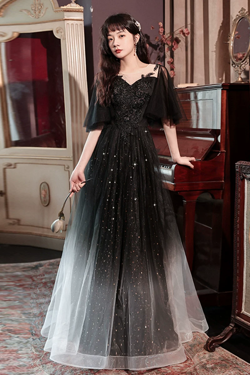 Evening dress, long skirt, plus size