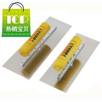 Stainless steel wooden handle trowel plaster knife j trowel knife trowel trowel mud trowel diatom mud tool
