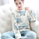 Bộ đồ ngủ học sinh nữ dày lông dễ thương lông san hô nhung Phiên bản Hàn Quốc của bộ đồ mùa đông sang trọng flannel bộ đồ mặc nhà