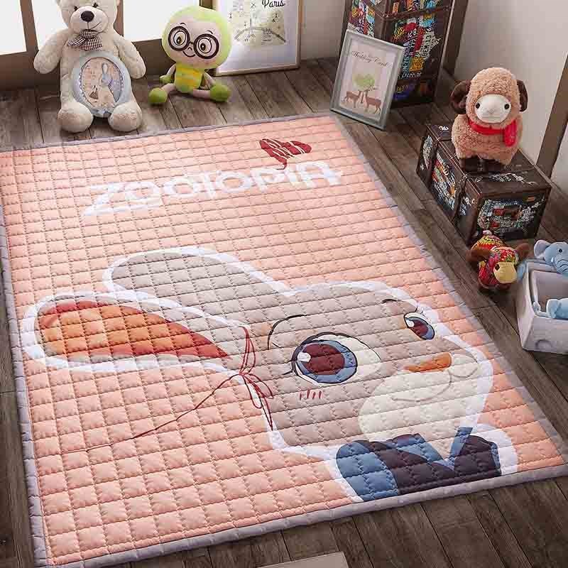 Climbing mat Summer folding machine washable crawling mat thickened baby living room non-slip floor mat Bedroom home whole blanket