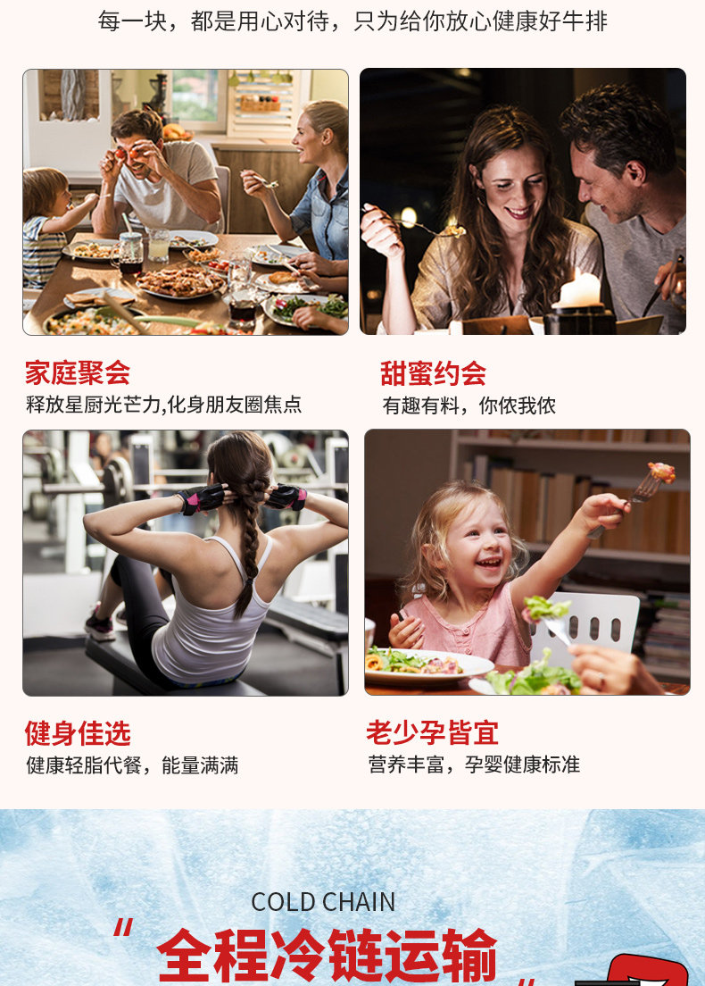 walmson 华牧鲜 澳洲安格斯谷饲原切眼肉牛排进口生鲜牛肉套餐160gx8 券后273元包邮 值值值-买手聚集的地方