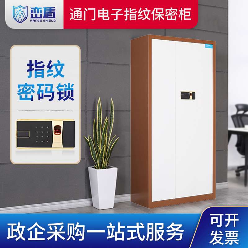 Luan shield LD-009 electronic security cabinet fingerprint password office tin cabinet file cabinet national security lock thickened office cabinet storage low cabinet storage storage security cabinet