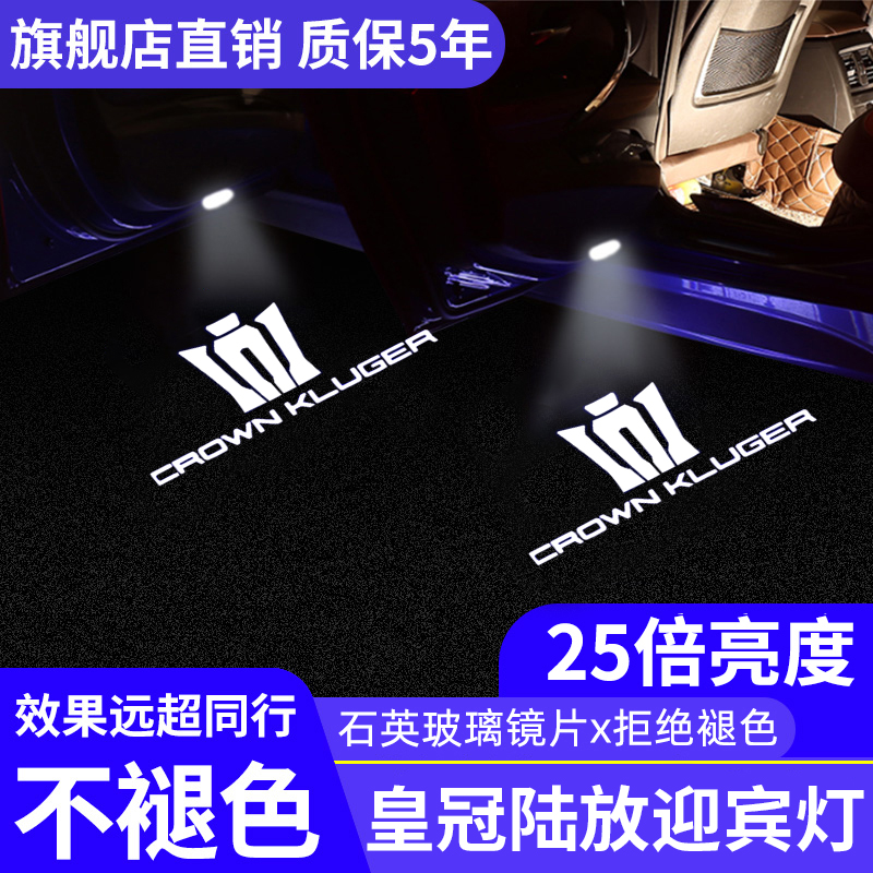 Suitable for 2022 Toyota Crown Land Lane Lane Lane Lamp Welcome Light with decorative projection lights