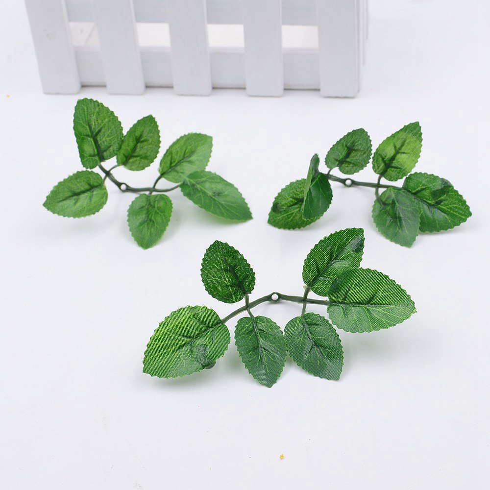 Simulation of fake leaves home living room decoration leaf flower wall opening set material DIY handmade flower accessories