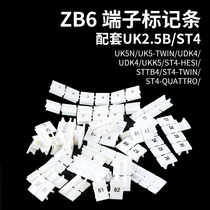 UK Terminals Accessories Platoon Mark Strips ZB6 ZB6 1-10 uk2 5 UK5N ST4 Digital Numbers Can Be Set