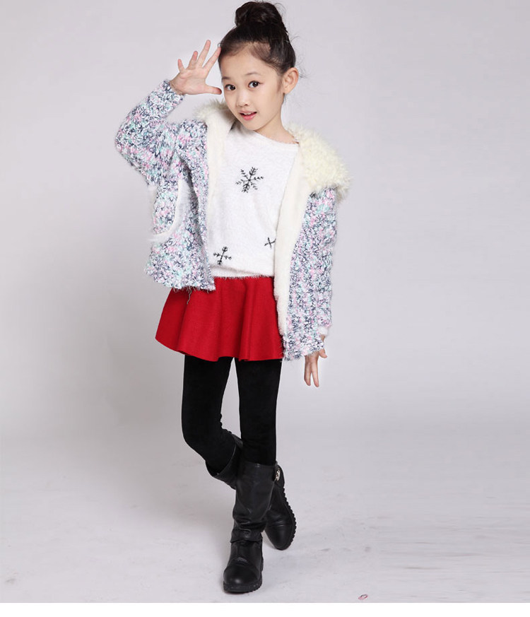 Jupe fillette en mélange - Ref 2049864 Image 8