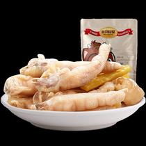 Three squirrels pickled pepper chicken claws 280g tiger skin chicken claws 200g Rattan pepper snacks Sichuan specialty snacks pickled pepper claws