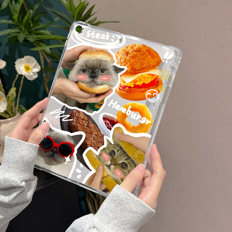 Applicable Huawei matepadair flat protective shell 2023 new v8pro anti-fall glory m6 silicone gel soft cover 10 1 light and thin enjoy v8 single back matepads