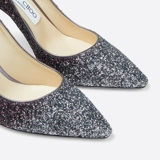 Jimmy Choo/Romy 85 Классический флэш -порошок градиент родиент женский высокие каблуки свадебные обувь