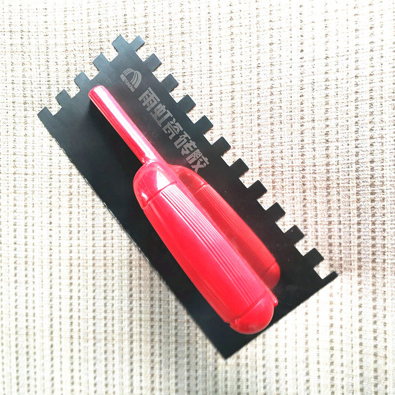 Rainbow Tile Pick Up Agent Construction Tool Toothed Squeegee 10 * 10 12 * 12mm Oriental Rainbow Adhesive Binders