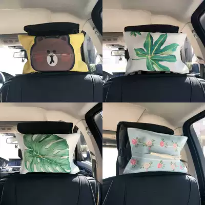 Cotton linen and wind tissue cover tissue bag extraction type sanitary paper bag car cloth tissue box sanitary paper towel bag