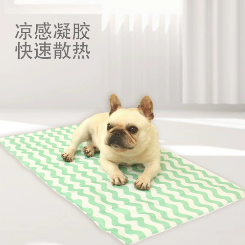 Коротко -летняя капитан гель гель ледяной подушка летнее охлаждение собака собака и кошачья подушка летняя ледяная подушка водонепроницаемость