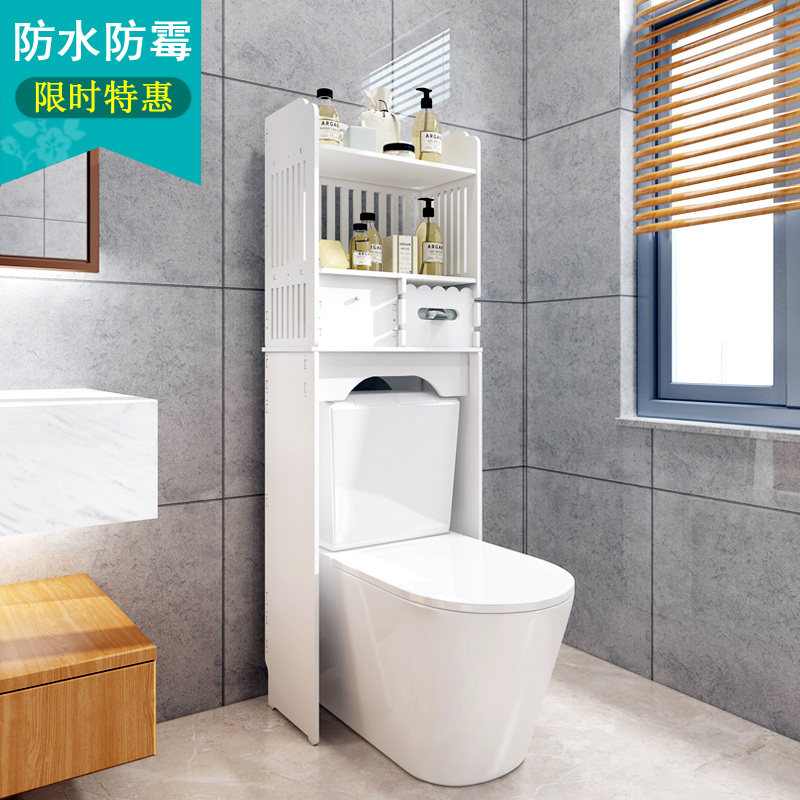 Nhà vệ sinh phòng tắm phía trên kệ bên tủ nhà vệ sinh cao từ trần đến sàn nhà vệ sinh phía sau tủ lưu trữ khoảng trống kệ lavabo nhà tắm kệ lavabo nhà tắm