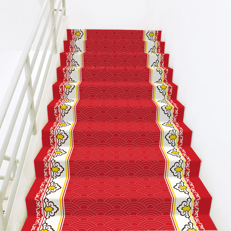 Carpet iron stairs marble cement tile step mat self-adhesive self-adhesive self-adhesive foot pad step sticker custom
