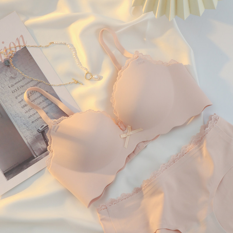Brand indefinite thickness and thicker bra gathering on underwear women without steel ring flat bra suit for sexy bra
