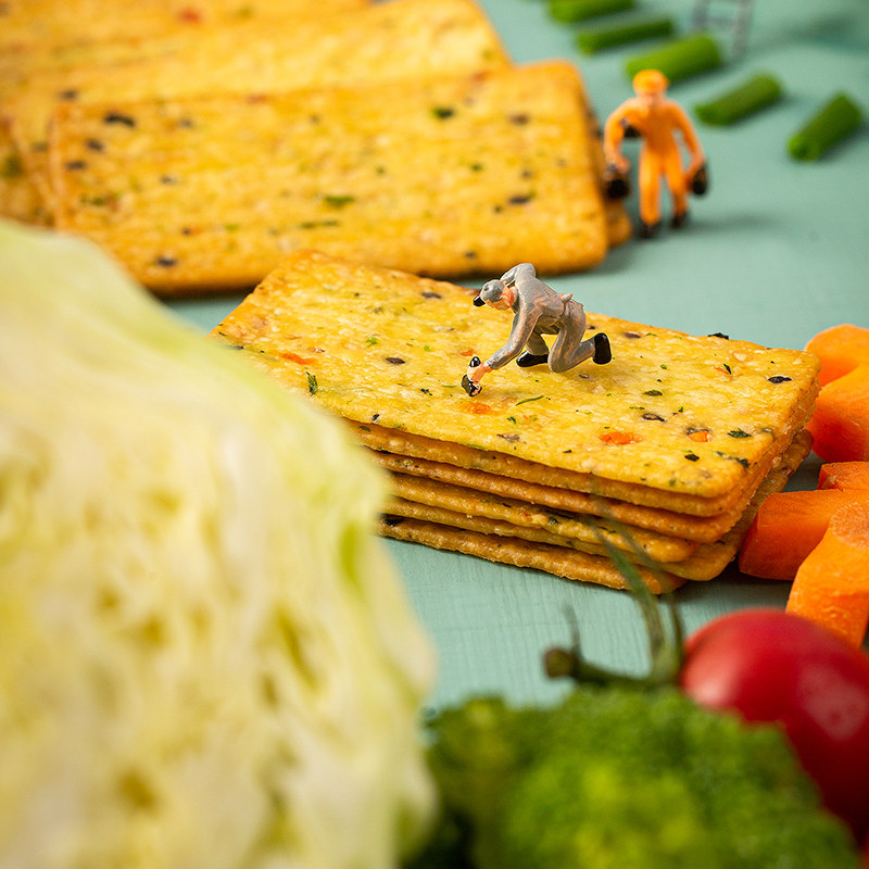 宅猫日记 岩烧芝士脆饼干 118g*5件 双重优惠折后￥24.8包邮