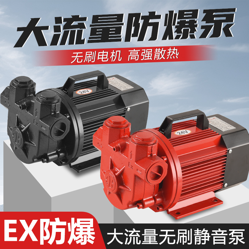 Gasoline Explosion-Proof Electric Oil Pump 12V24V220V Large Flow Self-Priming Pump Vehicle-Mounted Refueling Pump Oil Transfer Pump Methanol Gasoline Explosion-Proof Electric Oil Pump 12V24V220V Large Flow Self-Priming Pump Vehicle-Mounted Refueling Pump Oil Transfer Pump Methanol