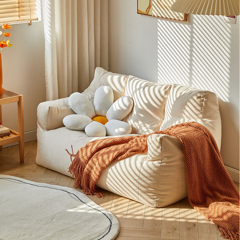 Lazy sofa single double tatami balcony reclining leisure chair bedroom small sofa living room net red leisure sofa