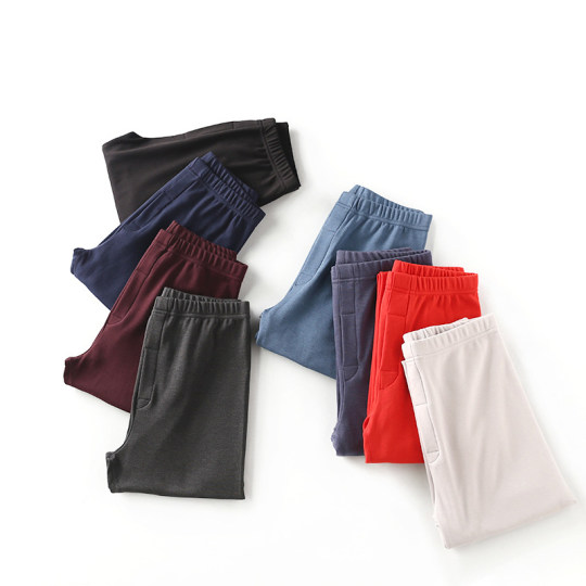 320g德绒无痕保暖裤男士加绒秋裤冬季修身加厚棉毛裤子单件