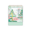 Shan Ye Wan Li Mini Desk Calendar, Vintage-Style Planner, Mini Calendar for Planning and Scheduling, Monthly Calendar, Office Desk Decoration