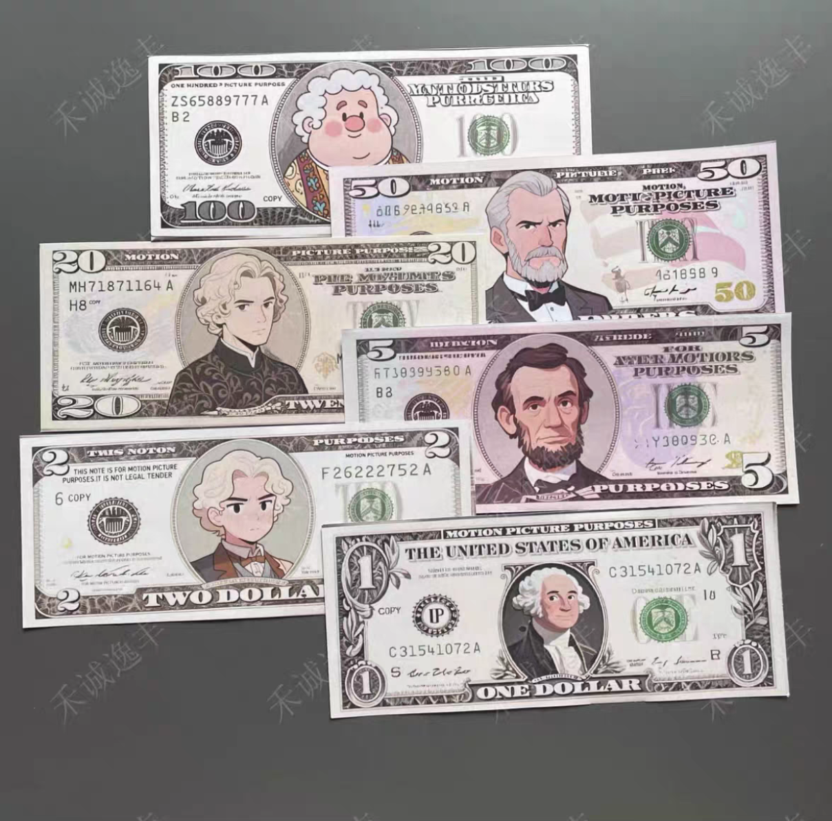 Special Props for Filming: 100 Usd Virtual Currency for Interactive Games in Taverns and Bars, Film Props, and Virtual Currency for Fan Support