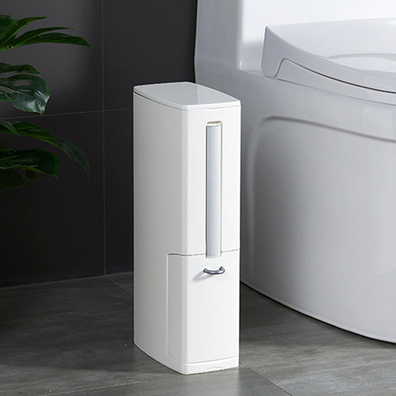 Makeup Room Trash Can Toilet Brush Suit Clip Sewn Trash Can New Toilet Covered Small Rectangular Trash Can