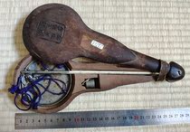 Ktang Pipa-shaped white bronze scales Bone Ancient Titles of Weight Scales Trays Traditional Crafts Antiques