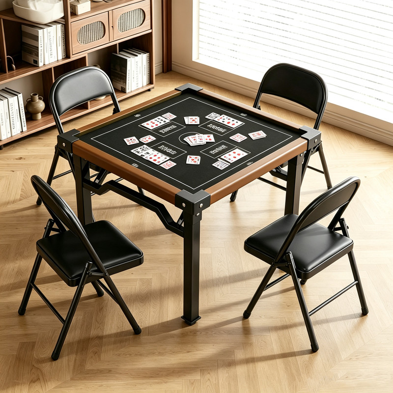 Special Table for Playing Games, Foldable Table for Home Use, Small Apartment Dining Table, Chess and Card Table, Restaurant Private Room Hand-Cranked Chess and Card Table Special Table for Playing Games, Foldable Table for Home Use, Small Apartment Dining Table, Chess and Card Table, Restaurant Private Room Hand-Cranked Chess and Card Table