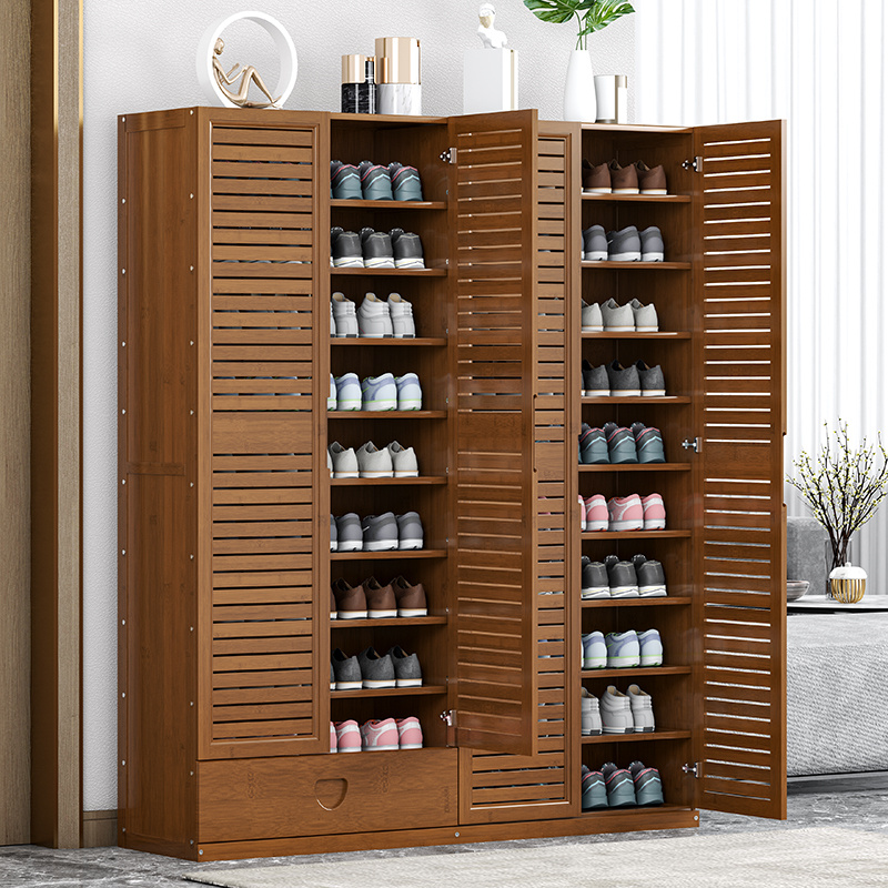Home Doorway Shoe Cabinet Containing Dust-Proof Indoor Simple Shoe Rack Sub Multilayer Economy Type Solid Wood Dorm Shelf