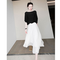 Small fragrant wind skirts Career port Wind retro chic salt teardown Street Two suits women Summer 2021 New spring