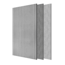 Cement board decorative panel fair-faced concrete board Meiyan Aite board cement groove board decorative board wall board fiber board