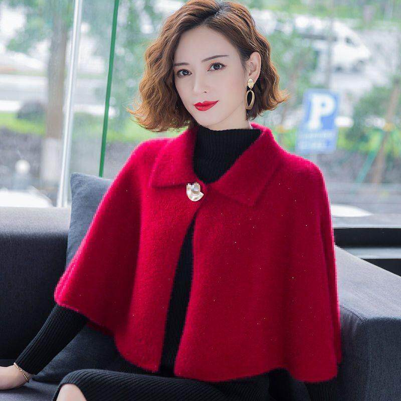 2021 new large size woolen coat 200 catties fashion women's fashion fashion high-end autumn and winter style shawl short style