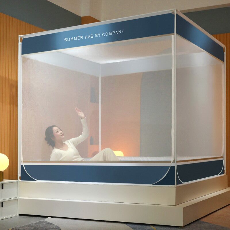Mosquito nets household 2023 new installation free Mongolia baby baby baby baby bedroom encryption thickness bracket encrypted