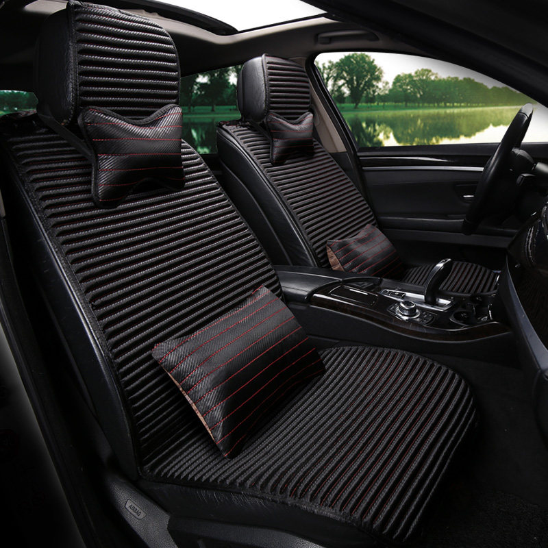 All-season GM seat cover Linen seat cushion Summer half-pack seat cushion All-inclusive breeding buckwheat shell seat cover cushion