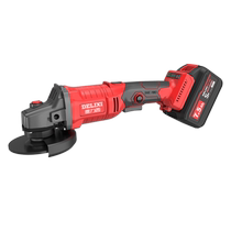 Delixi brushless lithium angle grinder rechargeable polishing machine cutting machine grinder rotary angle grinder