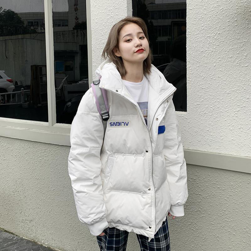 Port Wind Tooling Necropolis Women's Tide Ins Autumn Winter Little Sub New Korean Version Loose Bread Wear Thickened Cotton Jacket Jacket