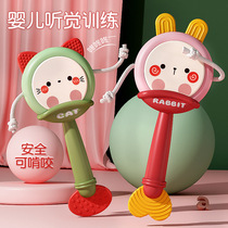 Baby toys 0 to 1 year old newborn toddlers 3 to 6 months old baby grasping training chewable teether rattle