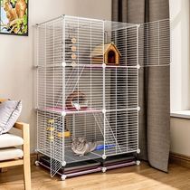Squirrel Pets with Cage Dragon Cat Three Family Cage Household Cage House Four Seasons Breeding Box Luxury Villa