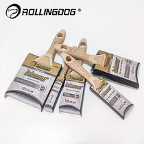 rollingdog rolling dog brush wall painting tool imported latex paint flat angle brush physically sharpened