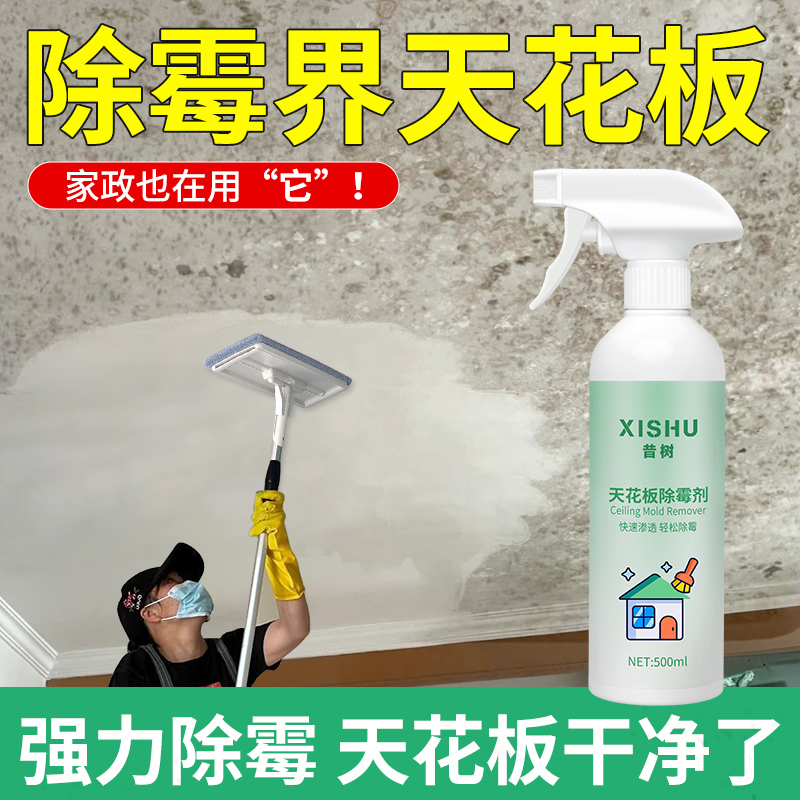 Ceiling Mold Remover for Removing Mold and Mildew Stains, Cleaning Walls, Ceilings, and Surfaces, Specialized Anti-Mold Household Tool