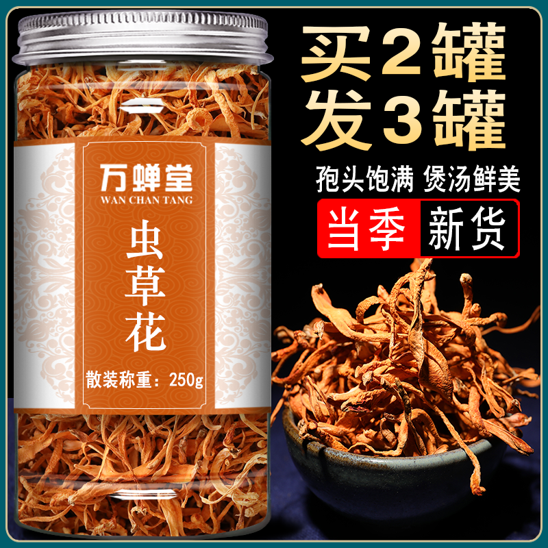 Caterpillar Fungus dried goods Soup Material Special Class Non Wild Golden Caterpillar Fungus Fresh North Caterpillar Fungus edible material Caterpillar Fungus