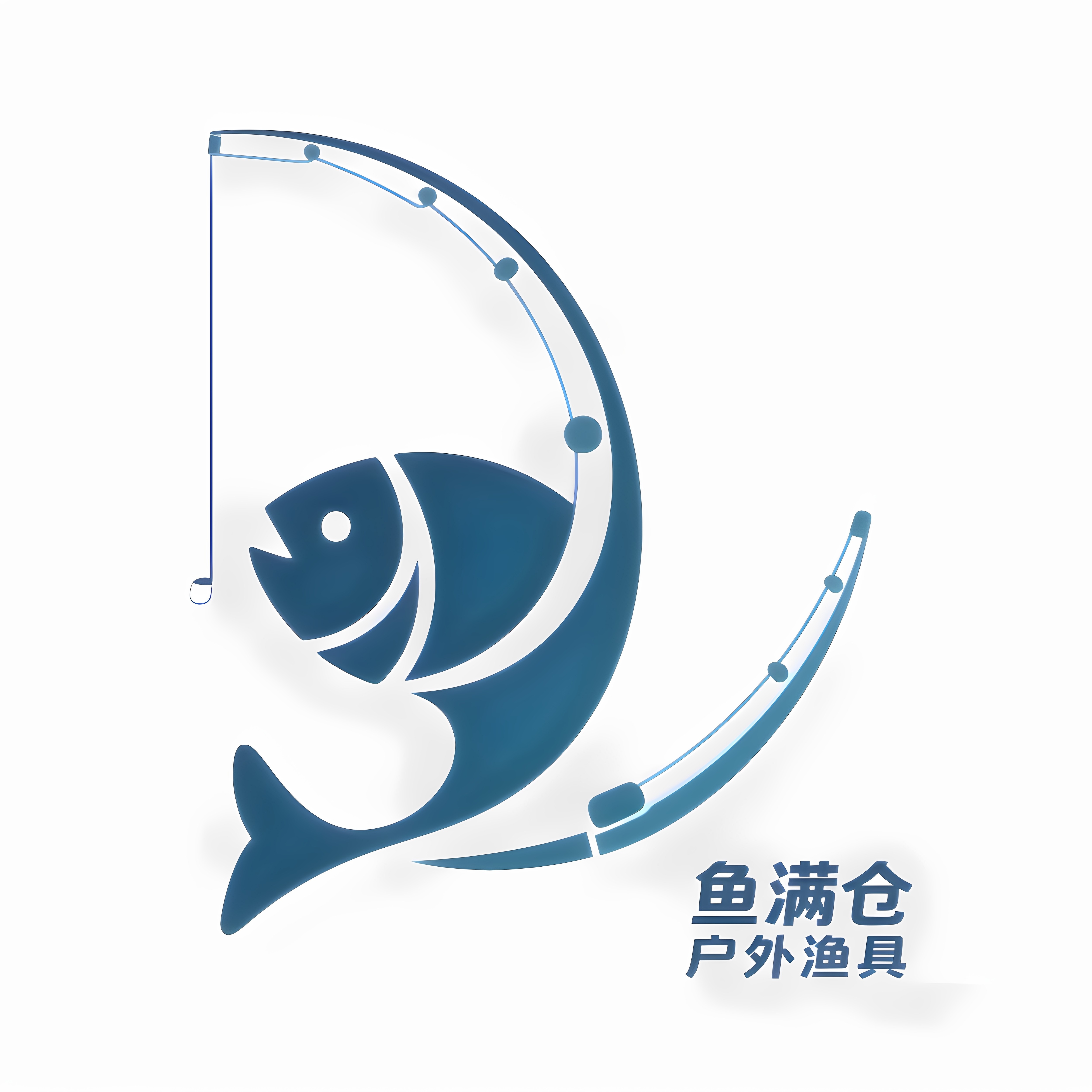 鱼满仓户外渔具的LOGO